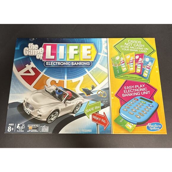 The Game of Life Electronic Banking Board Game 100% Complete Tested Hasbro 2014 - Picture 2 of 14